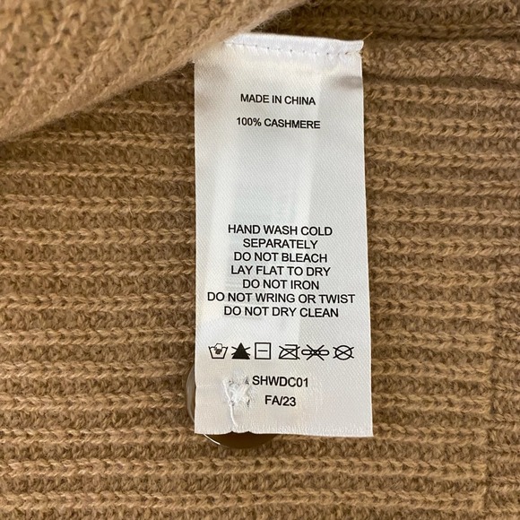 Quince Cardigan Womens XS Boyfriend Oversized Mongolian Cashmere Quiet Luxury - Picture 6 of 12